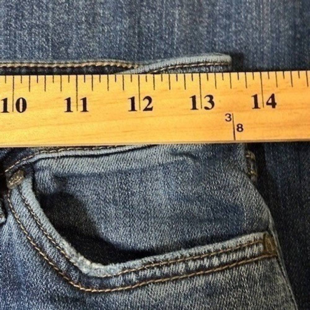 KUT from the Kloth Jeans Womens 2 Catherine High Rise Boyfriend Blue Distressed - Picture 9 of 13